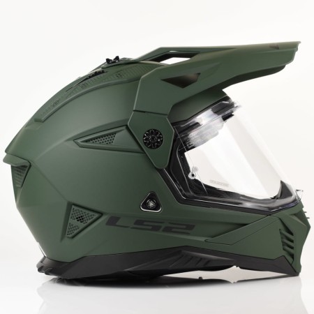 Kask LS2 MX702 Pioneer II Solid M. Mil. Gr.