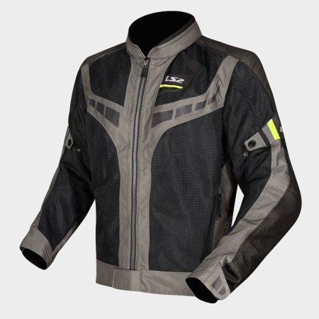 Kurtka LS2 Garda Air Man Black Grey H-V Orange