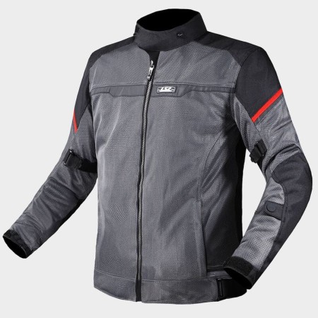 Kurtka LS2 Riva Man Black Dark Grey Red
