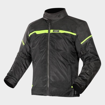 Kurtka LS2 Riva Man Black Neon Yellow