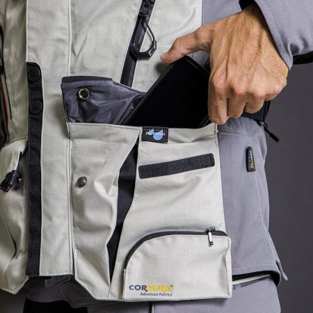 Kurtka LS2 Apollo Man Grey Black Red