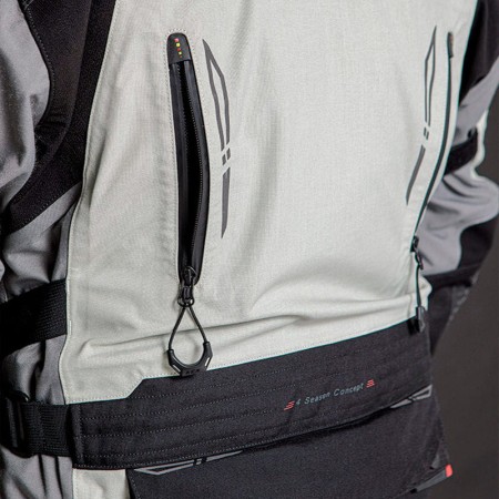 Kurtka LS2 Apollo Man Grey Black Red