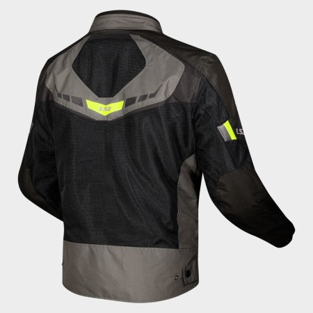 Kurtka LS2 Garda Air Man Black Grey H-V Orange