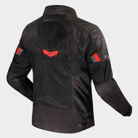 Kurtka LS2 Garda Air Man Black Red
