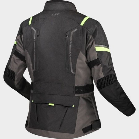 Kurtka LS2 Narvik Lady Grey Black H-V Yellow