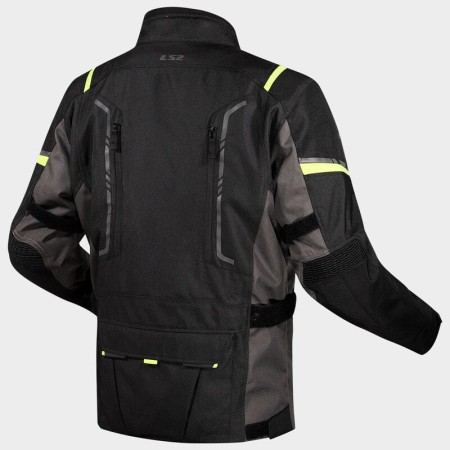 Kurtka LS2 Narvik Man Grey Black H-V Yellow