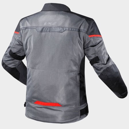 Kurtka LS2 Riva Man Black Dark Grey Red