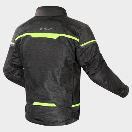 Kurtka LS2 Riva Man Black Neon Yellow