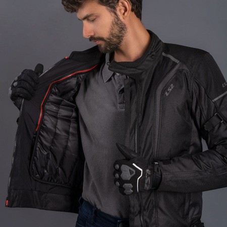 Kurtka LS2 Sepang Man Black Dark Grey