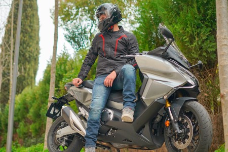 Kurtka LS2 Sepang Man Black Grey Red