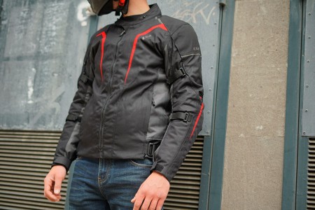 Kurtka LS2 Sepang Man Black Grey Red