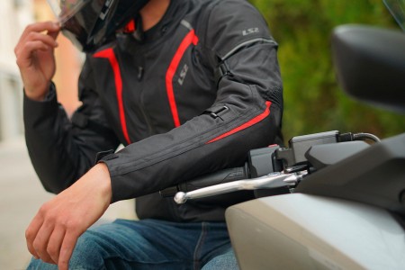 Kurtka LS2 Sepang Man Black Grey Red