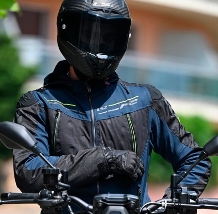 Kurtka LS2 Zirconium Man Blue Black H-V Yel
