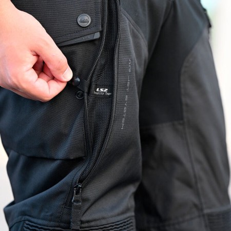 Spodnie LS2 Travel Man Black Dark Grey Short