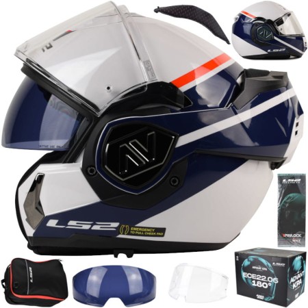 Kask LS2 FF906 Advant Swipe White Blue