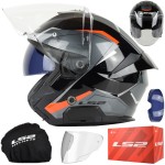Kask LS2 OF618 Verso II Air Black Red