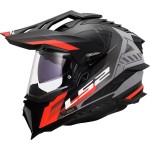 Kask LS2 MX701 Explorer Hexa Black Red Grey