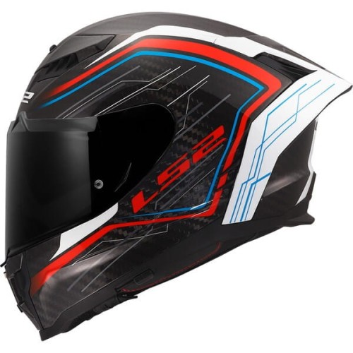 Przejdź do produktu Kask LS2 FF807 Dragon Subic White Blue Red