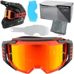 Gogle LS2 Charger Pro Czerwone