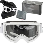 Gogle LS2 Charger Białe Clear Visor