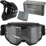 Gogle LS2 Charger Czarne Clear Visor