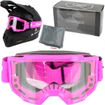 Gogle LS2 Charger Różowe Clear Visor