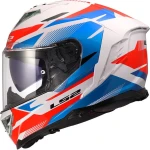 Kask LS2 FF818 Storm III Komai White Blue Red