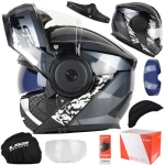 Kask LS2 FF902 Scope II Oxyd Black Titan + Pinlock