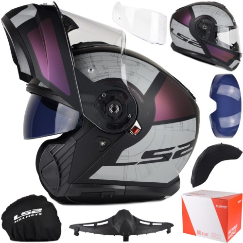 Przejdź do produktu Kask LS2 FF908 Strobe II Orion M.Bl.Pur. Blue