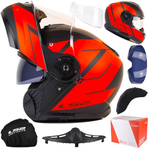 Przejdź do produktu Kask LS2 FF908 Strobe II Code M. Black Red