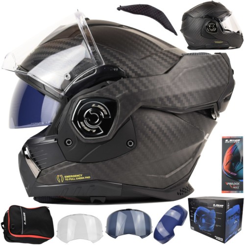 Przejdź do produktu Kask LS2 FF901 Advant X Carbon Solid Matt
