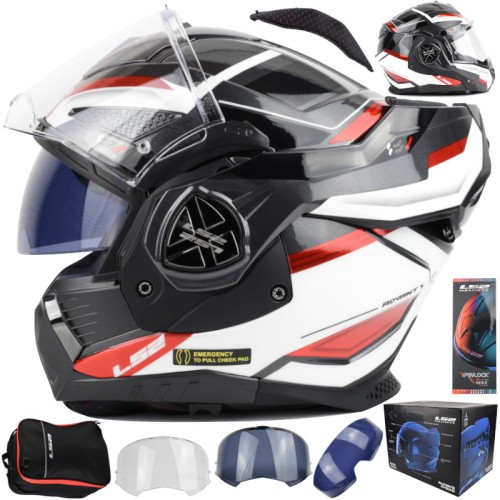 Przejdź do produktu Kask LS2 FF901 Advant X Spectrum Bl-Wh-Red