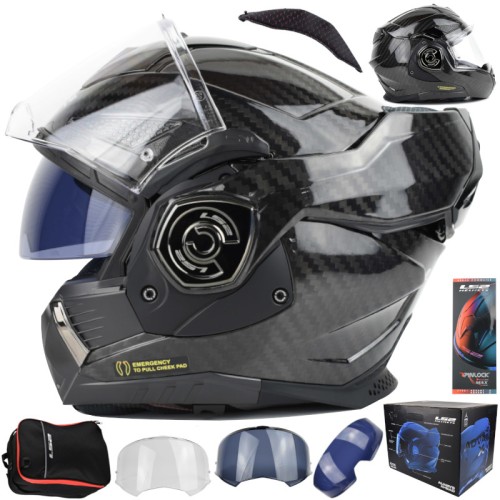 Przejdź do produktu Kask LS2 FF901 Advant X Carbon Solid