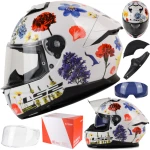 Kask LS2 FF808 Stream II Flowers White