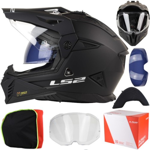 Przejdź do produktu Kask LS2 MX702 Pioneer II Matt Black
