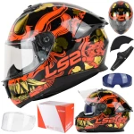 Kask LS2 FF808 Stream II Drako Black Red