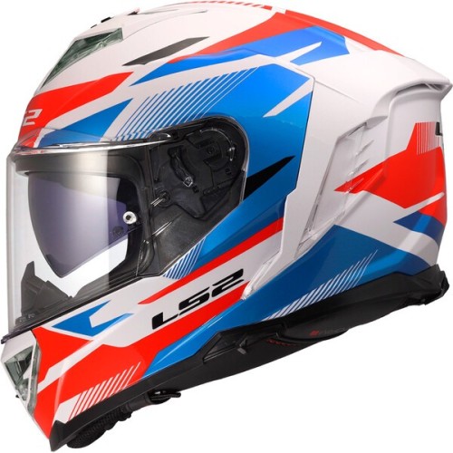 Przejdź do produktu Kask LS2 FF818 Storm III Komai White Blue Red