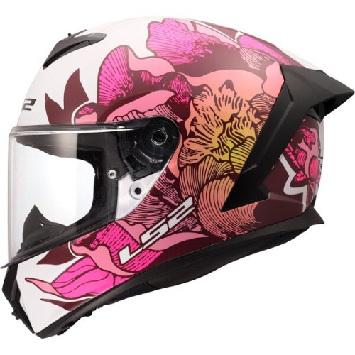 Przejdź do produktu Kask LS2 FF820 Rapid III Poppies II White Pink