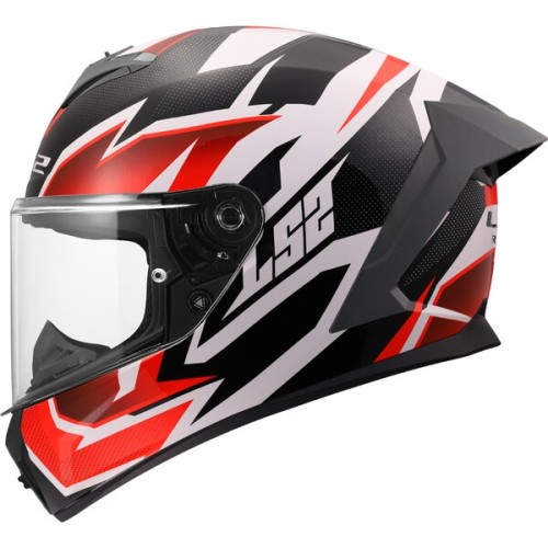 Przejdź do produktu Kask LS2 FF820 Rapid III Xtrem White Black Red