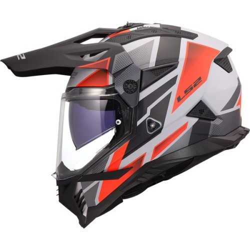 Przejdź do produktu Kask LS2 MX702 Pioneer II Block Grey Red