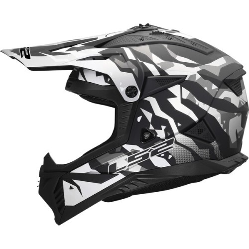 Przejdź do produktu Kask LS2 MX708 Fast II Grotesk Black Grey