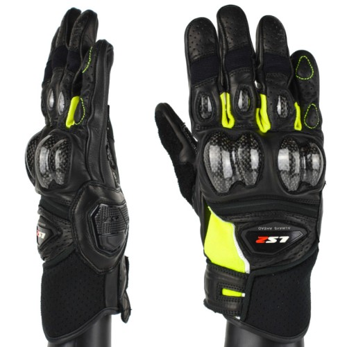 Przejdź do produktu Rękawice Motocyklowe LS2 Spark 2 Man Black H-V