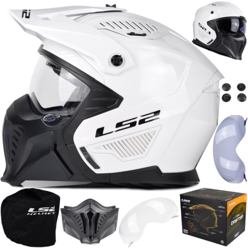 Przejdź do produktu Kask LS2 OF606 Drifter Solid White
