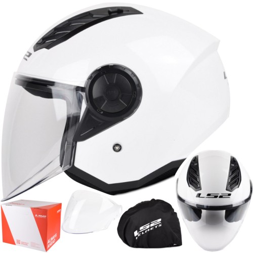 Przejdź do produktu Kask LS2 OF616 Airflow II Solid White