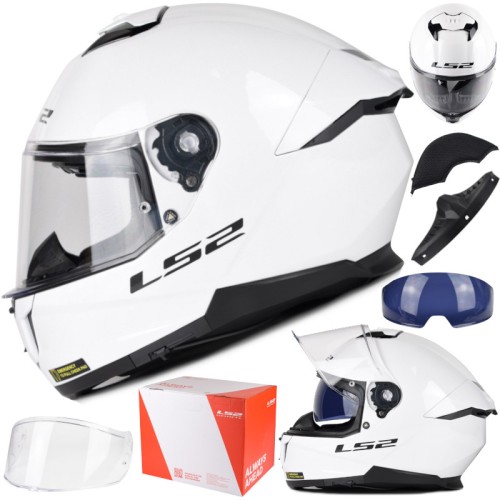 Przejdź do produktu Kask LS2 FF808 Stream II Solid White