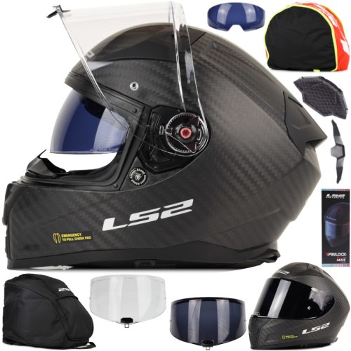 Przejdź do produktu Kask LS2 FF811 Vector II C Matt Carbon