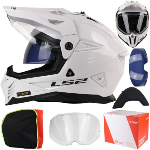Przejdź do produktu Kask LS2 MX702 Pioneer II White