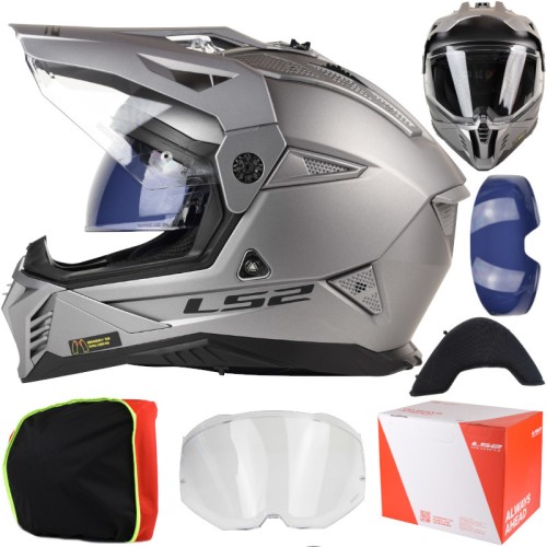 Przejdź do produktu Kask LS2 MX702 Pioneer II Matt Titan