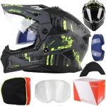 Kask LS2 MX702 Pioneer II Crazy M. Bl. H-V Yel