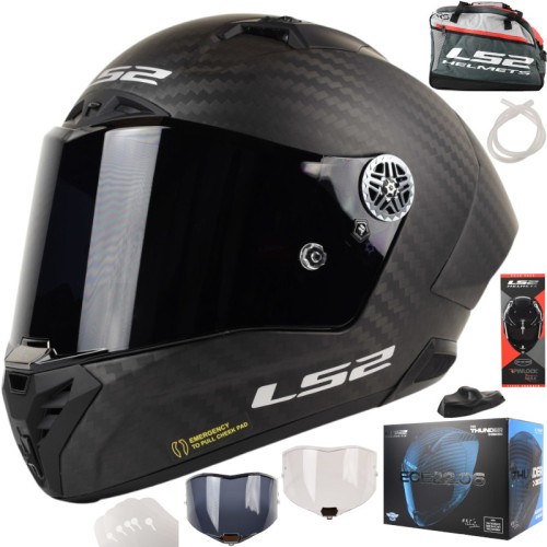 Przejdź do produktu Kask LS2 FF805 Thunder C Gp Fim Matt Carbon